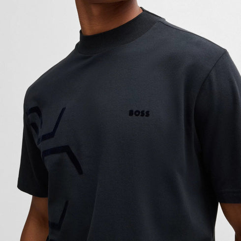 Hugo Boss tshirt for man חולצת טי אופנתית של בוס לגבר בצבע נייבי